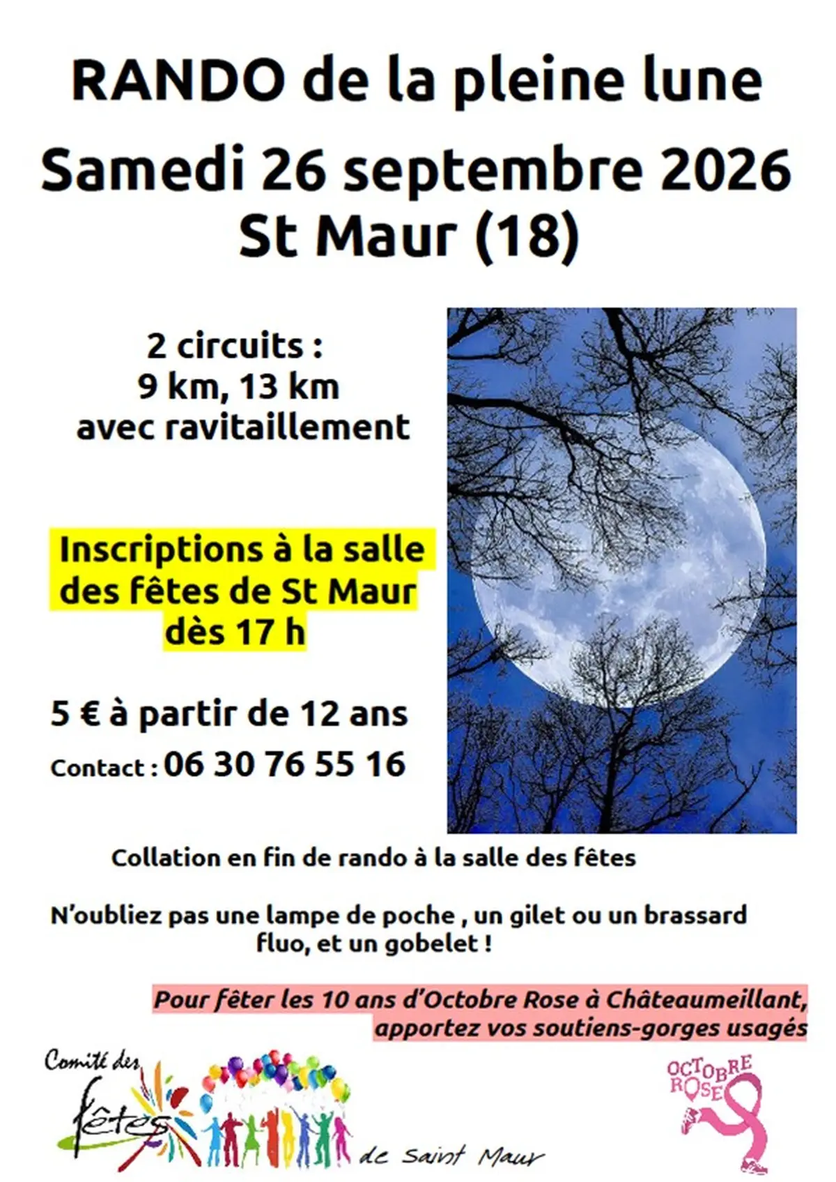 Randonnée de la pleine lune