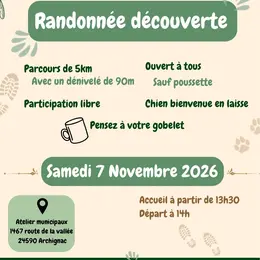 Randonnée découverte - ARCHIGNAC