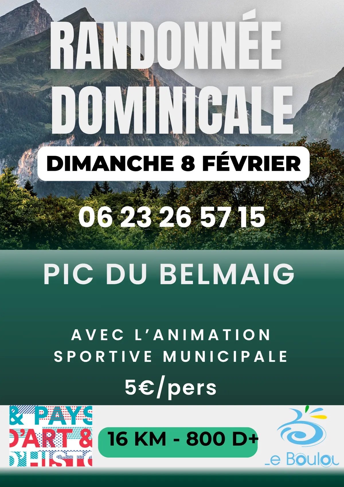 Randonnée Dominicale Pic Du Belmaig