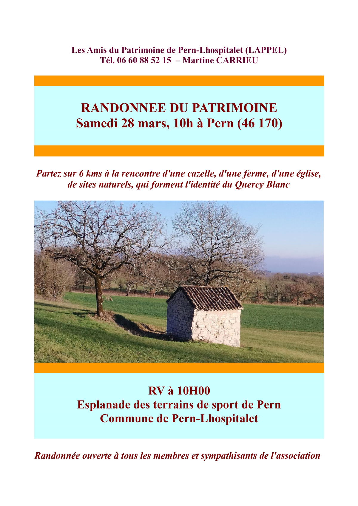 Randonnée du patrimoine