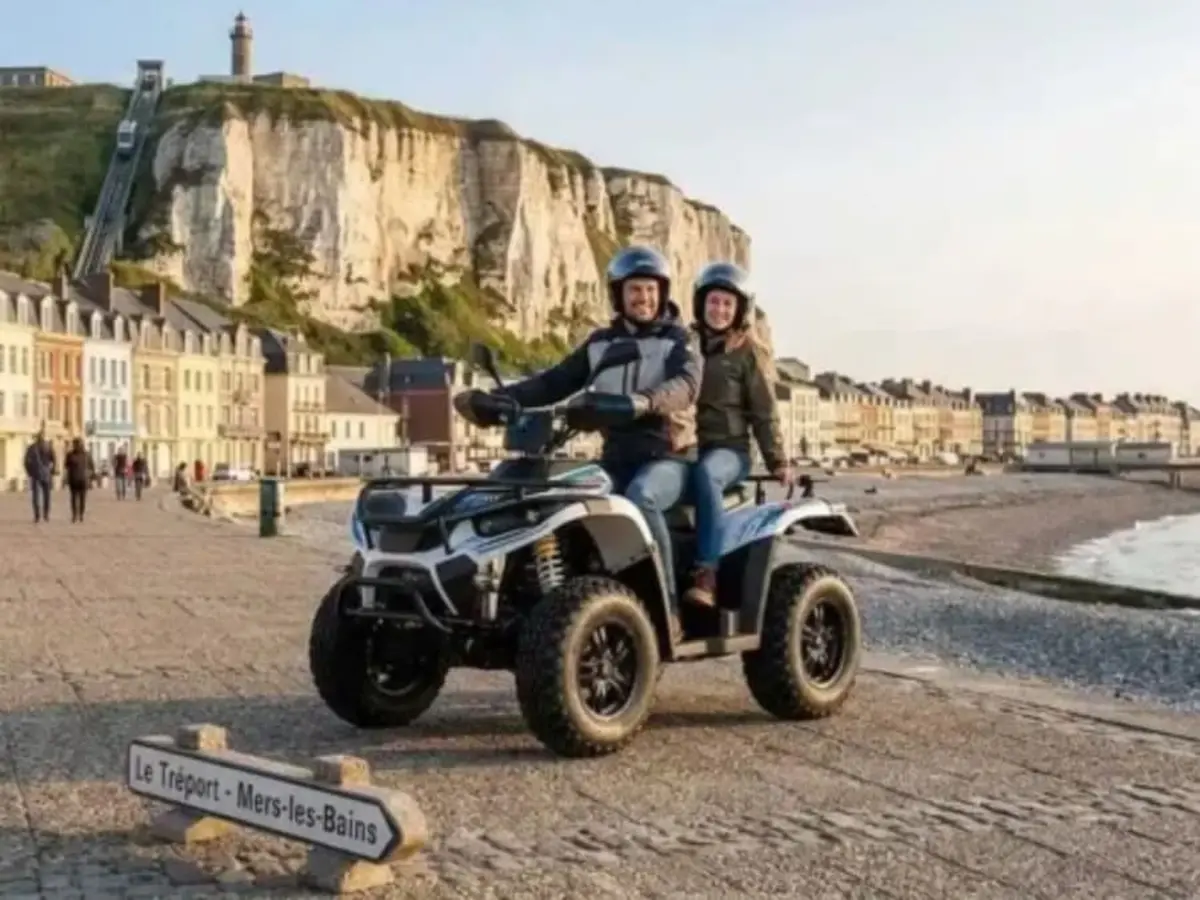 Randonnée en quad dans les trois villes soeurs à Eu (76)