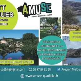 Randonnée en VTT 4 roues (Quadbike) à Ste Eulalie d'Olt