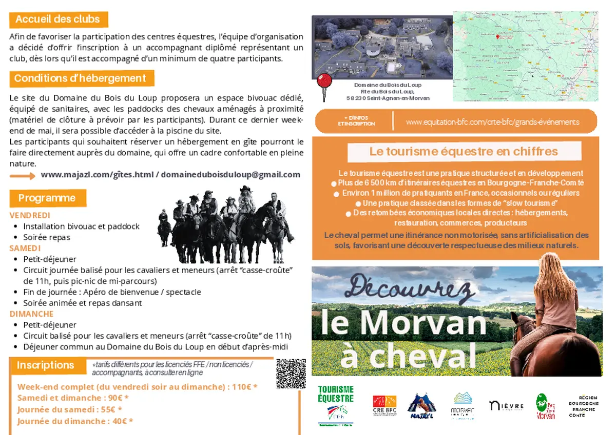 Randonnée équestre au coeur du Morvan