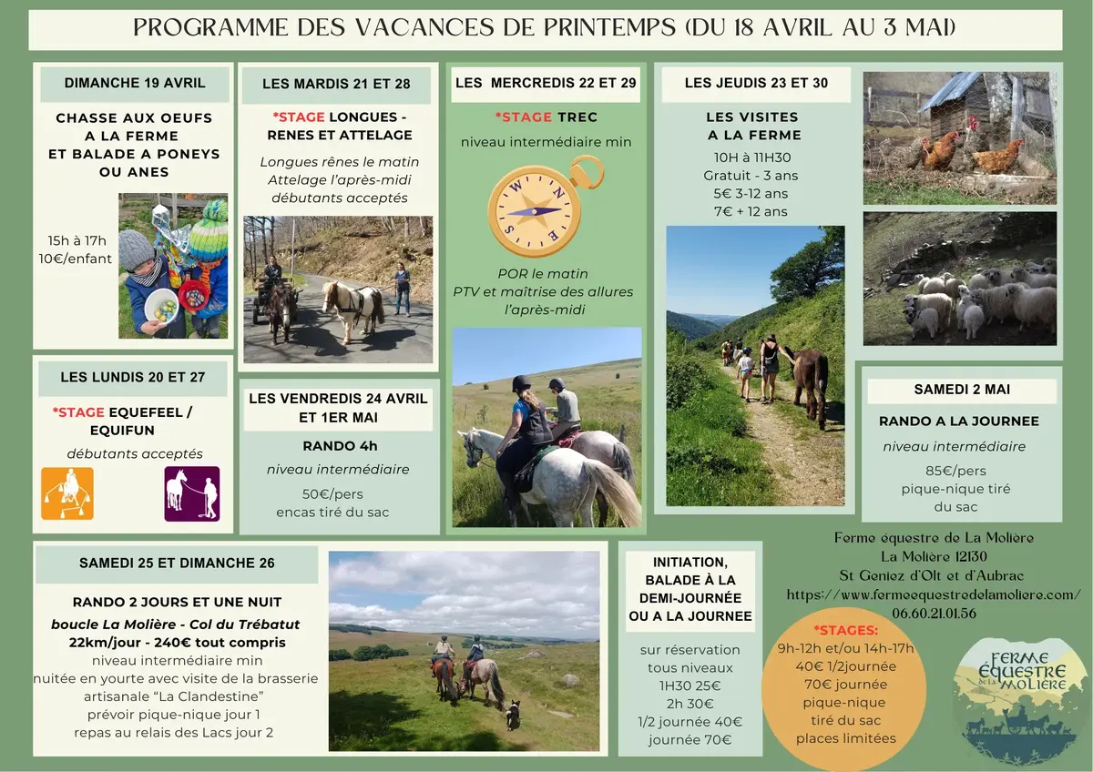 Randonnée équestre sur 2 jours