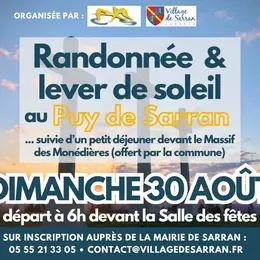Randonnée & Lever De Soleil Au Puy De Sarran