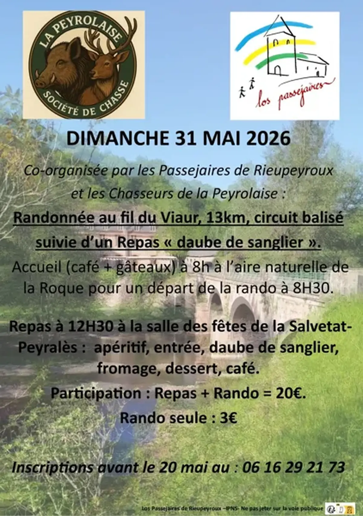 Randonnée et repas