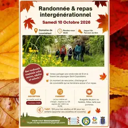 Randonnée et repas intergénérationnel