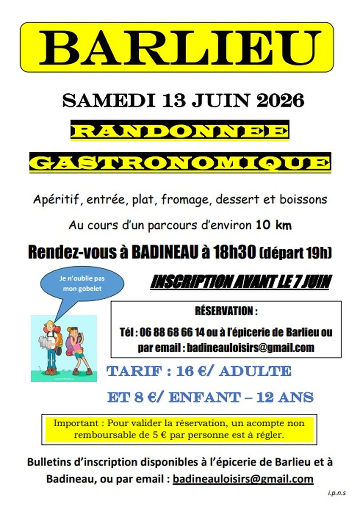 Randonnée gastronomique