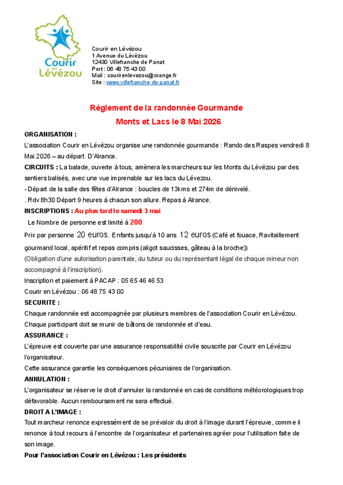 Randonnée Gourmande