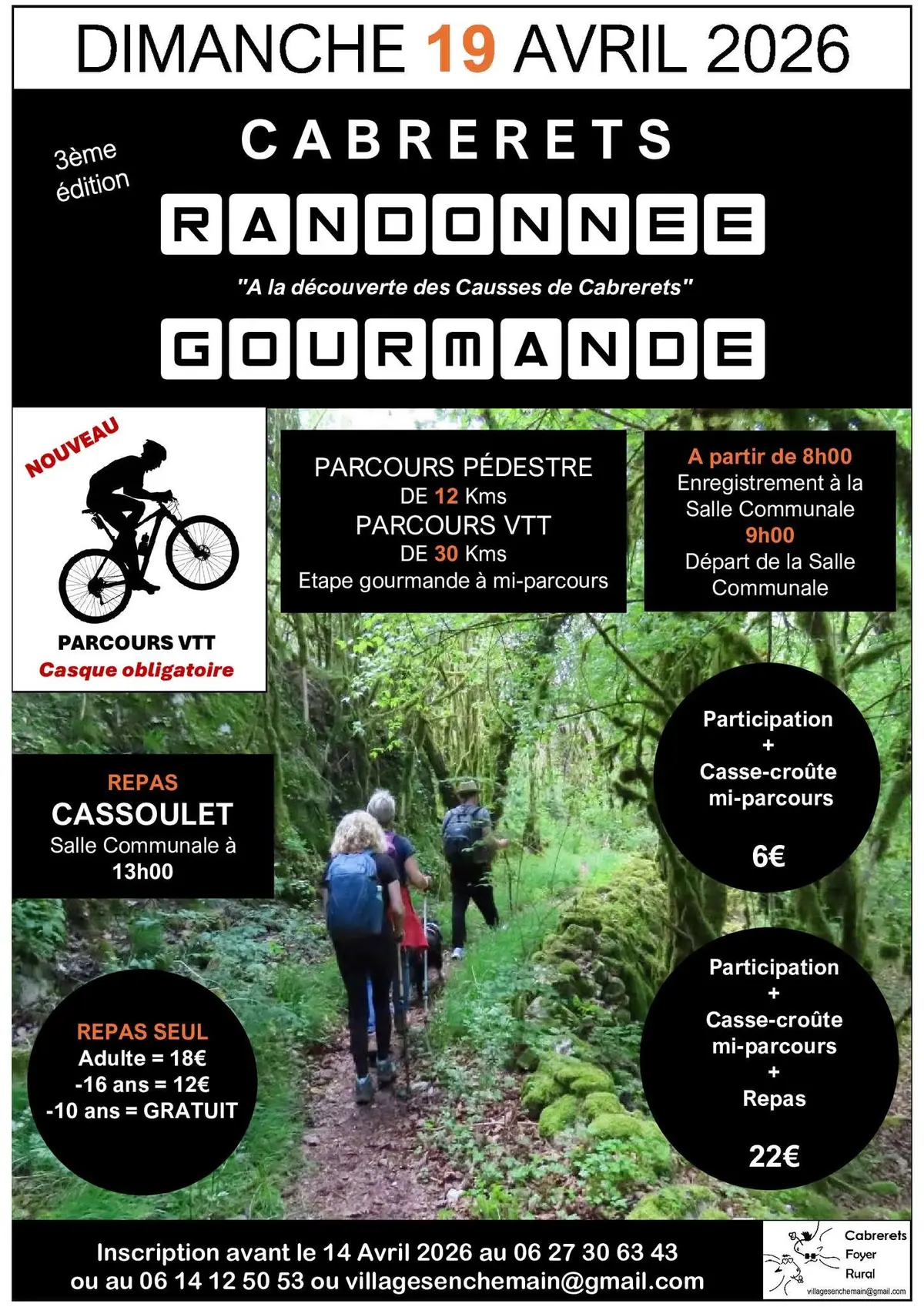 Randonnée gourmande A la découverte des causses de Cabrerets