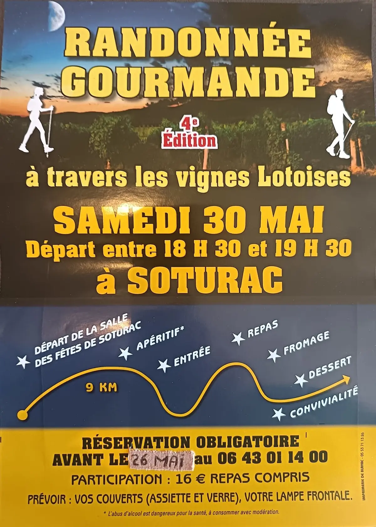 Randonnée gourmande à Soturac