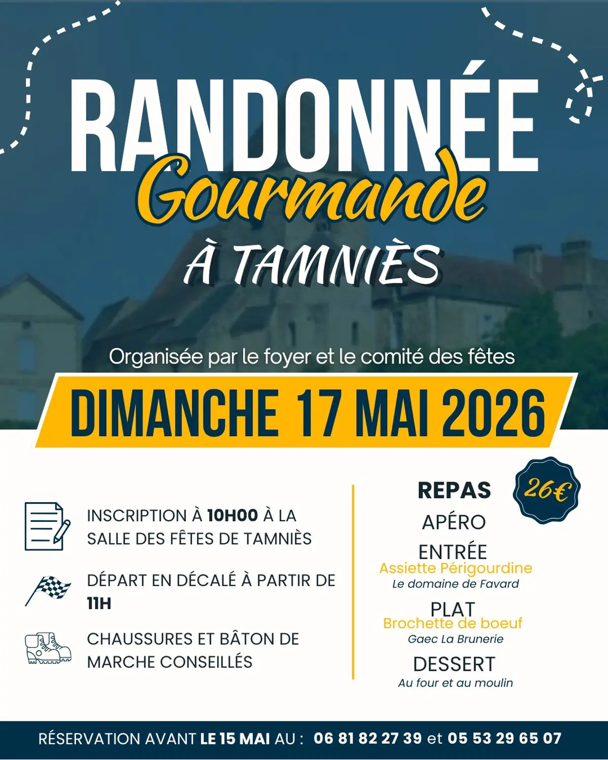 Randonnée gourmande à Tamniès