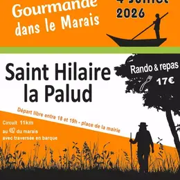 Randonnée gourmande dans le Marais à Saint-Hilaire-la-Palud