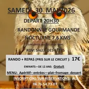 Randonnée Gourmande Nocturne