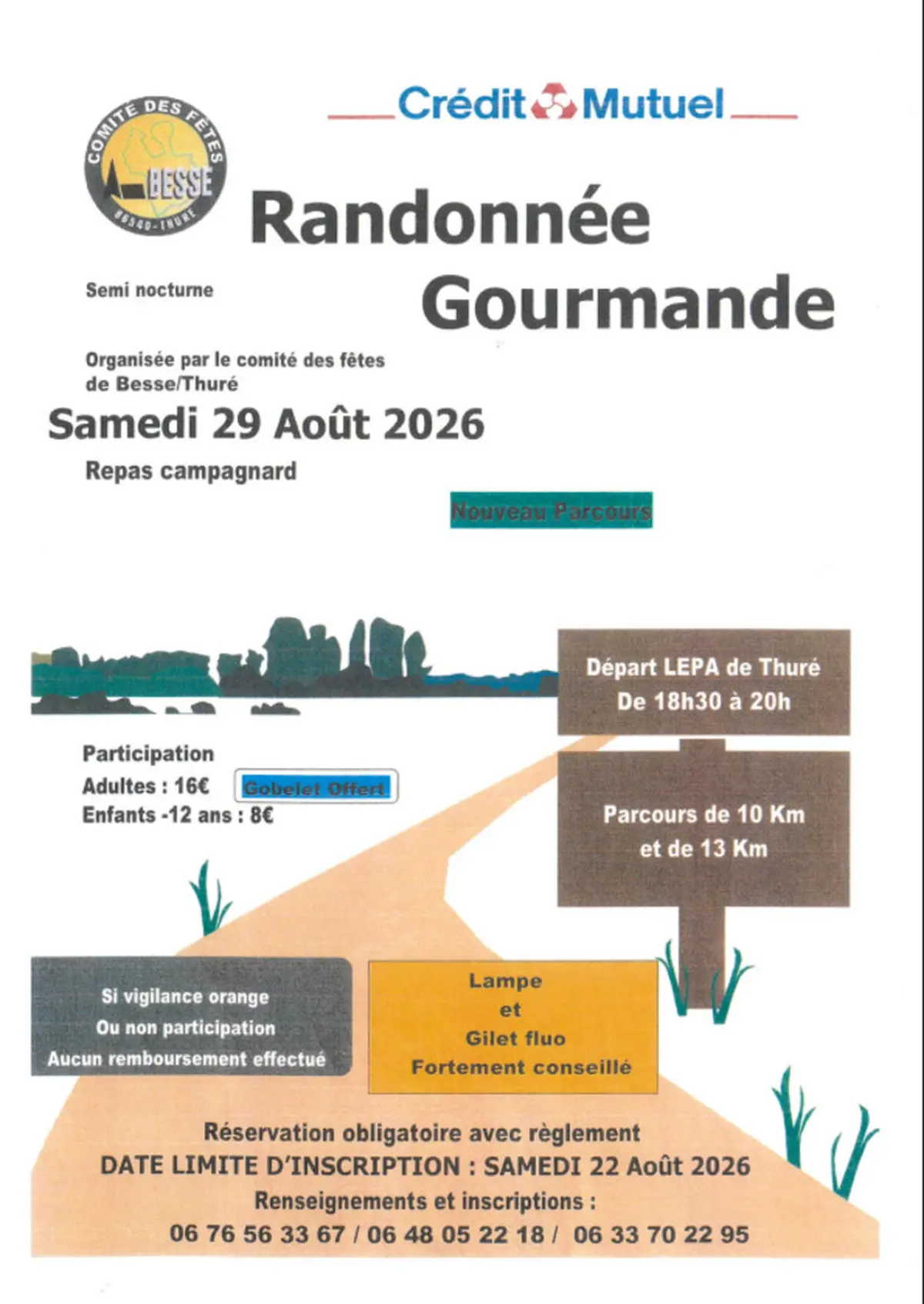️ Randonnée Gourmande Semi-Nocturne ️