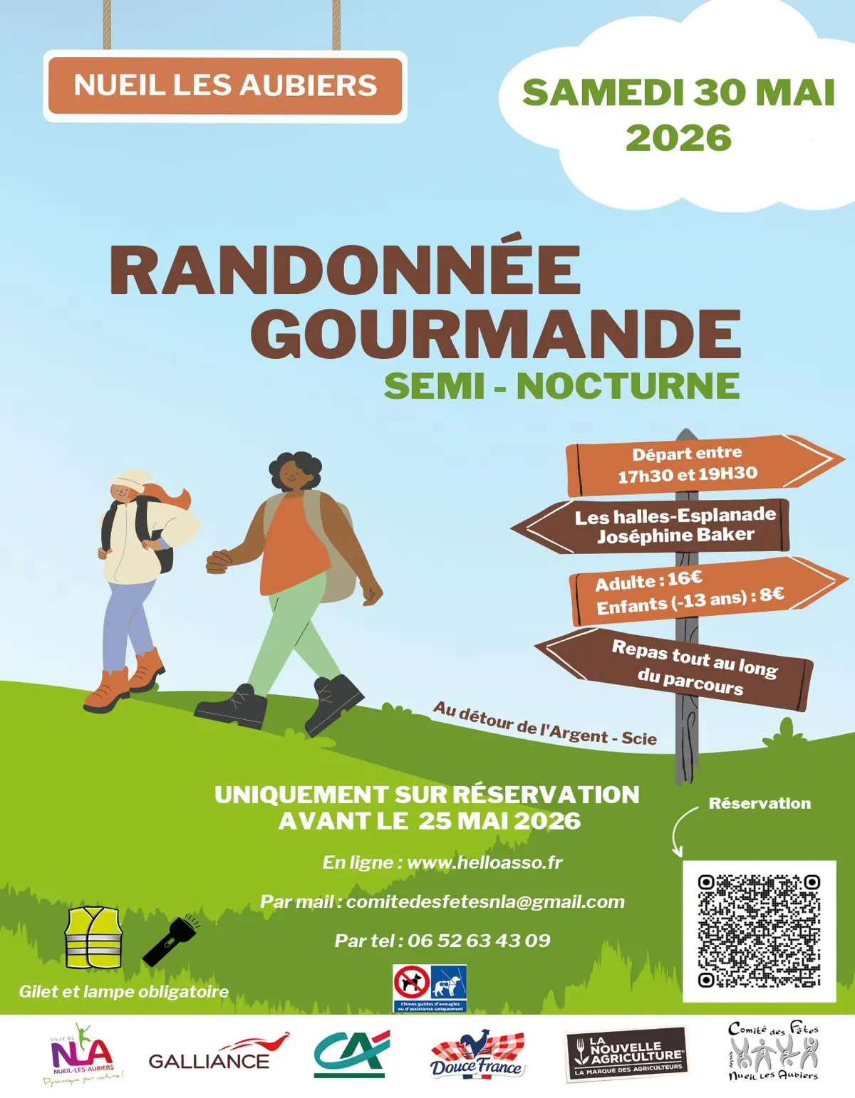 Randonnée gourmande semi-nocturne