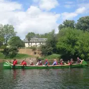 Randonnée guidée en Canoë Rabaska à Port Sainte Foy (33)