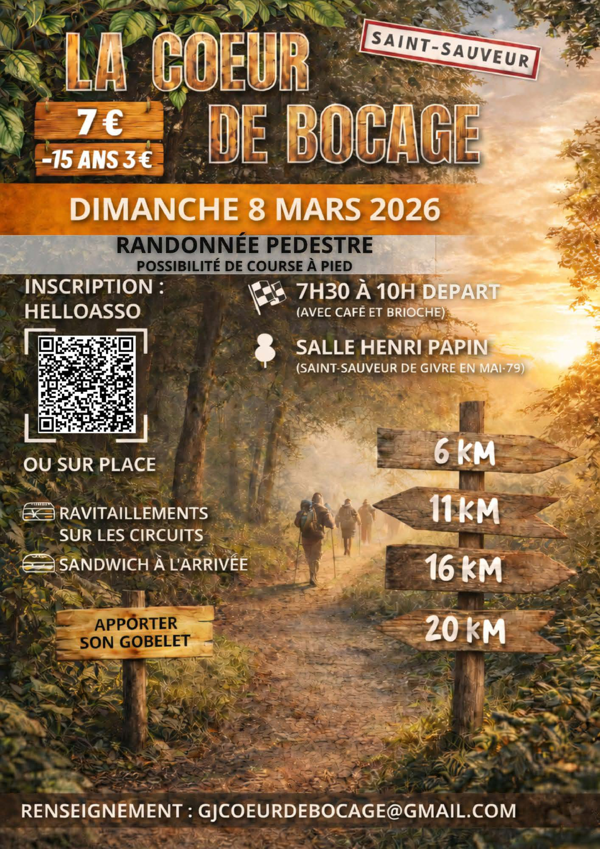 Randonnée - La coeur de bocage