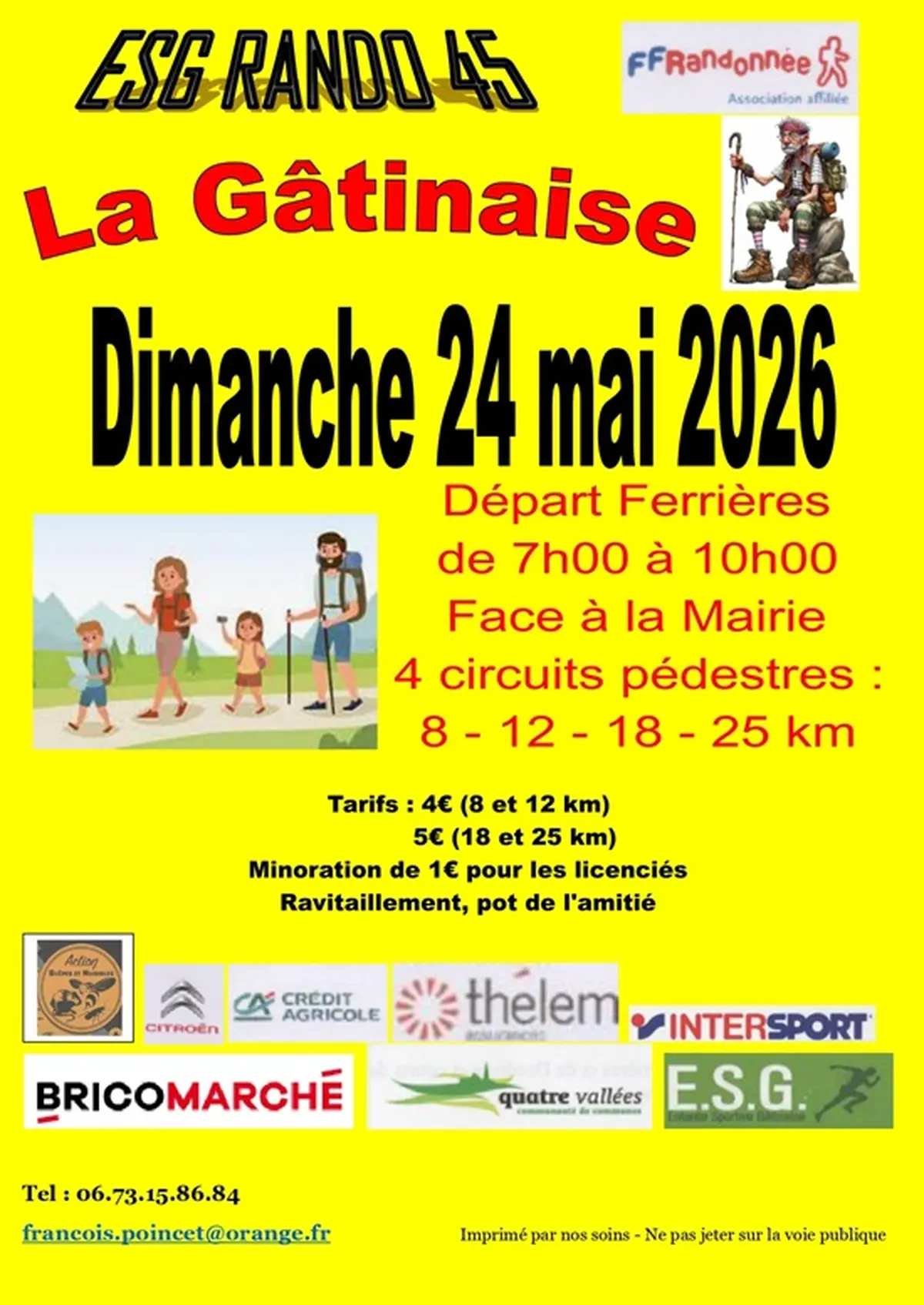 Randonnée La Gâtinaise