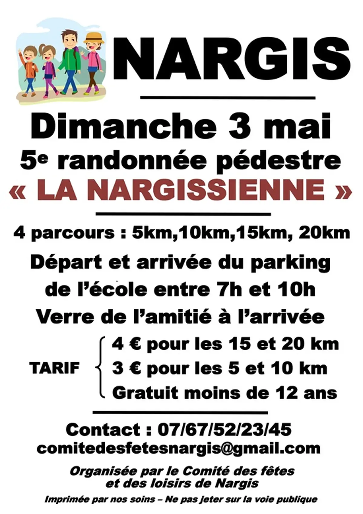 Randonnée La Nargissienne