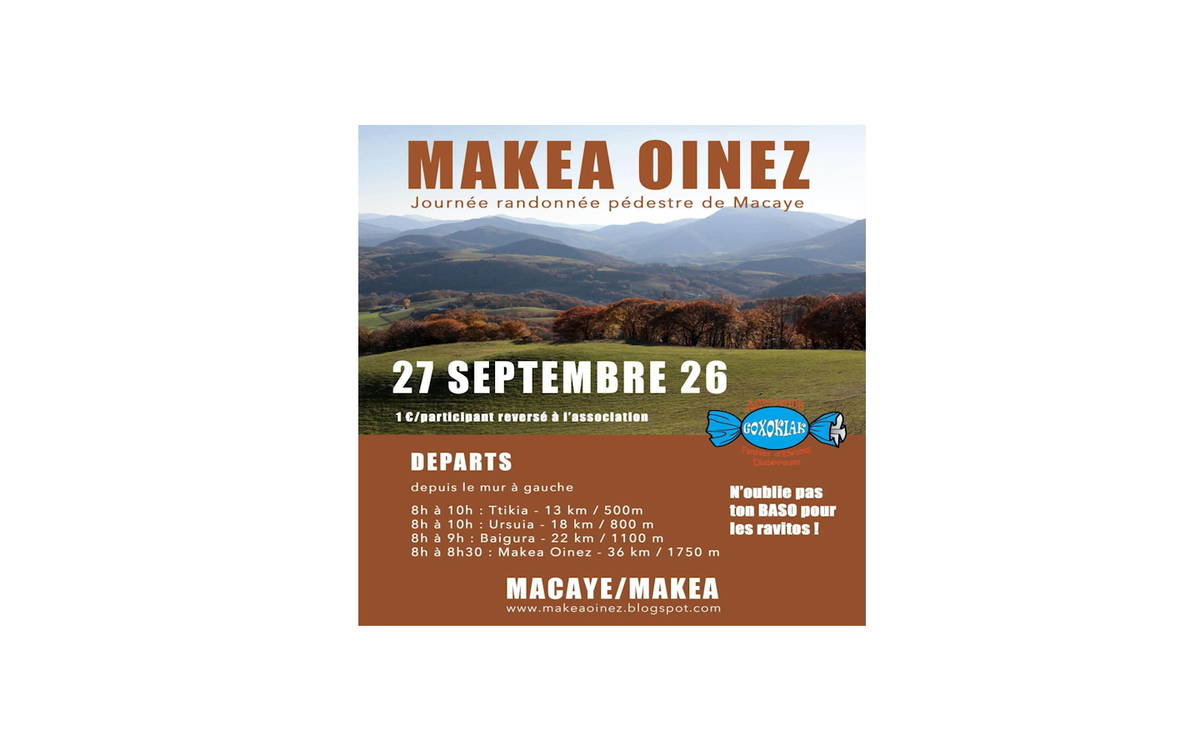 Randonnée Makea oinez