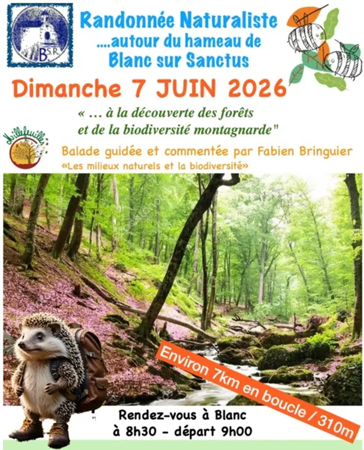 Randonnée naturaliste Autour de Blanc