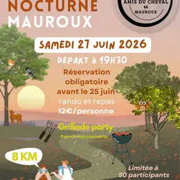 Randonnée nocturne avec les amis du cheval