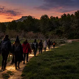Randonnée nocturne : frissons dans la colline