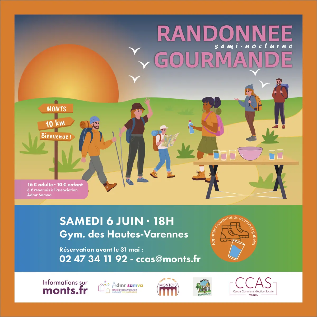 Randonnée nocturne gourmande