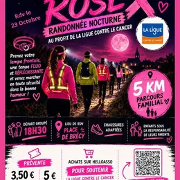 Randonnée nocturne Octobre Rose