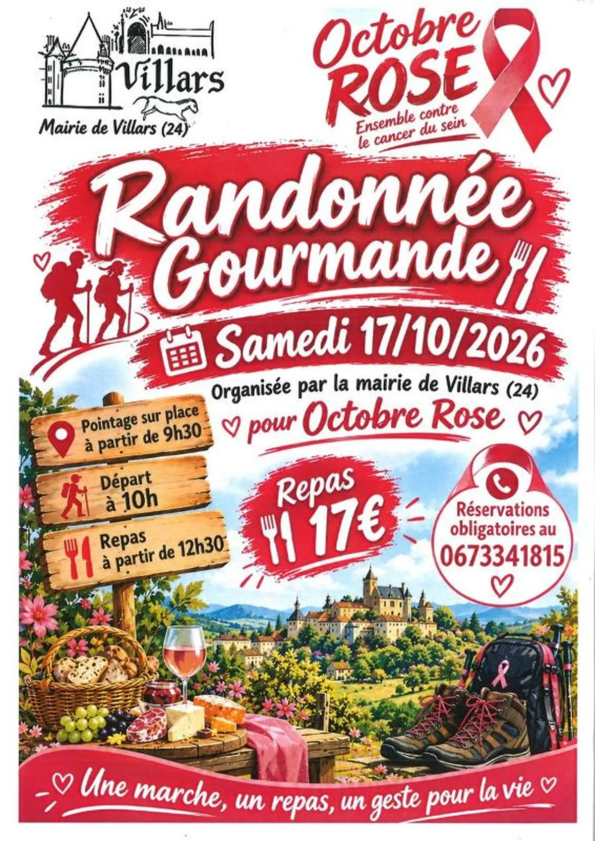 Randonnée octobre rose