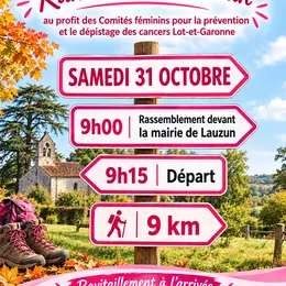Randonnée octobre rose