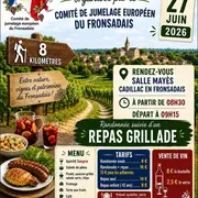 Randonnée organisée par le Comité de Jumelage Européen du Fronsadais