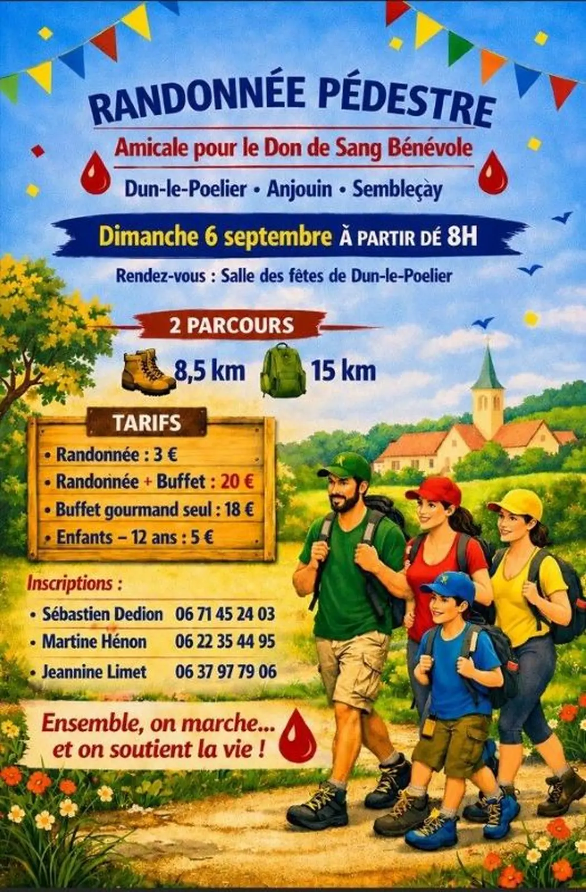 Randonnée pédestre - Amicale don de sang