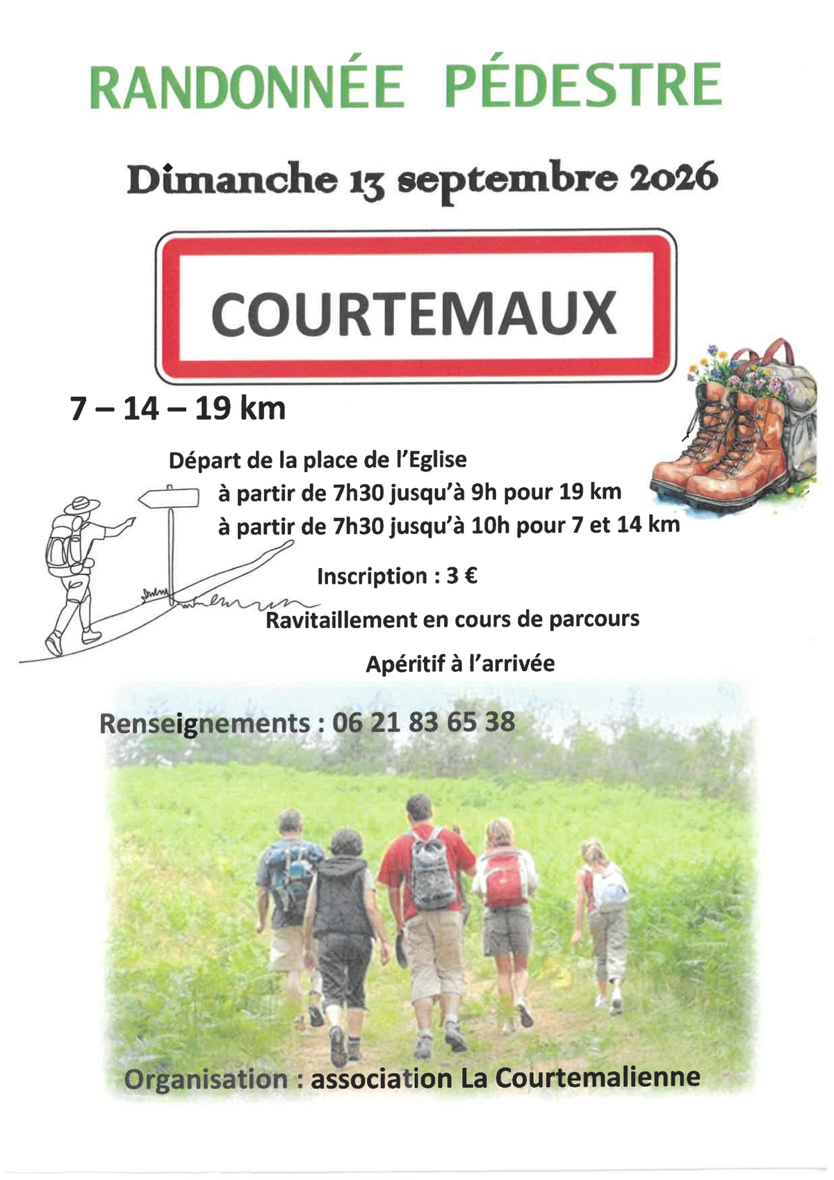 Randonnée pédestre - Courtemaux