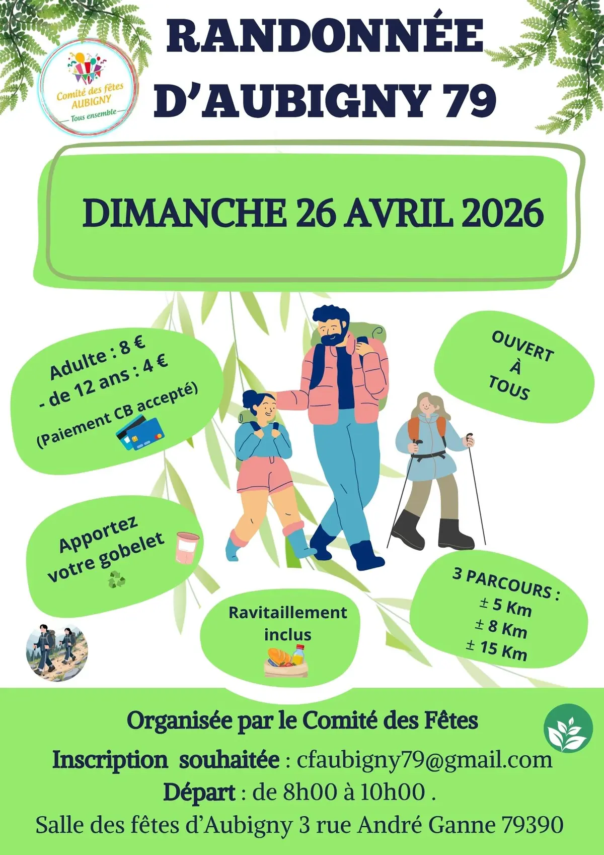 Randonnée pédestre d'Aubigny