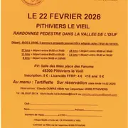 Randonnée pédestre dans la Vallée de l'Oeuf