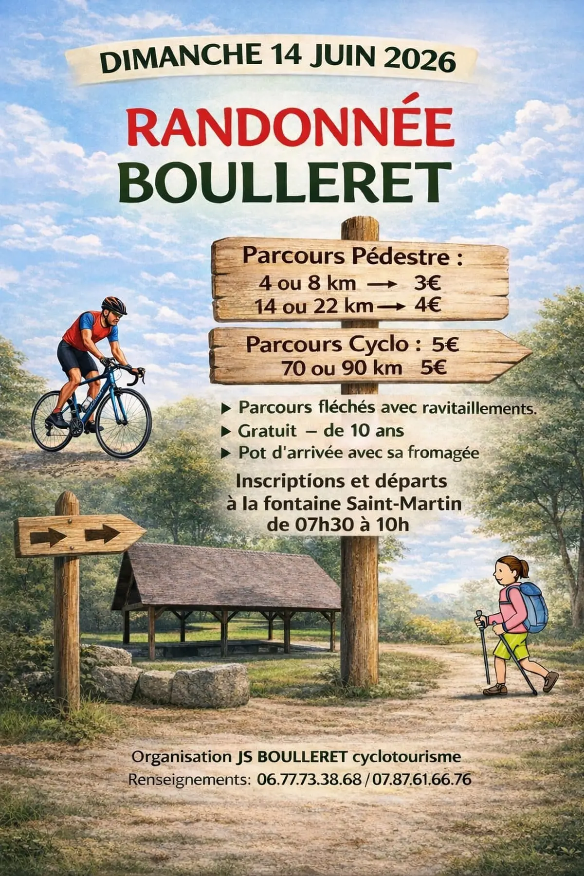 Randonnée pédestre et cyclo
