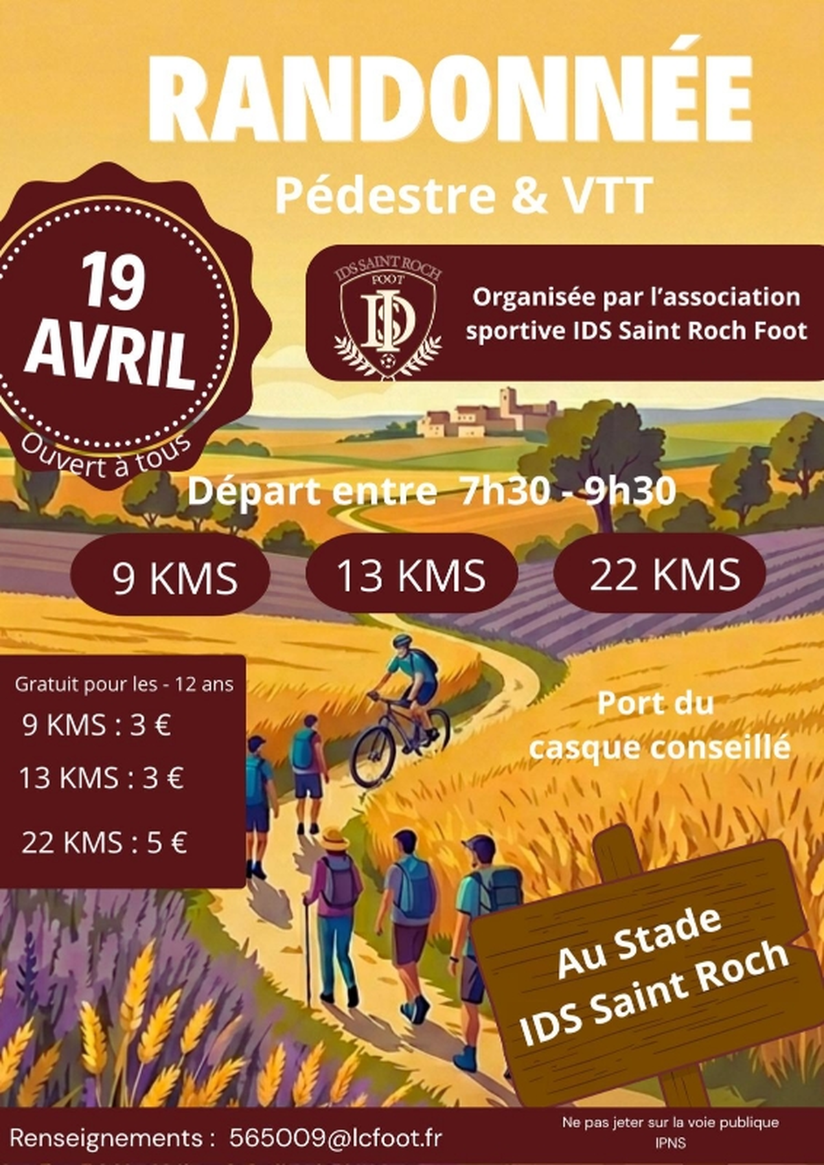 Randonnée pédestre et vtt