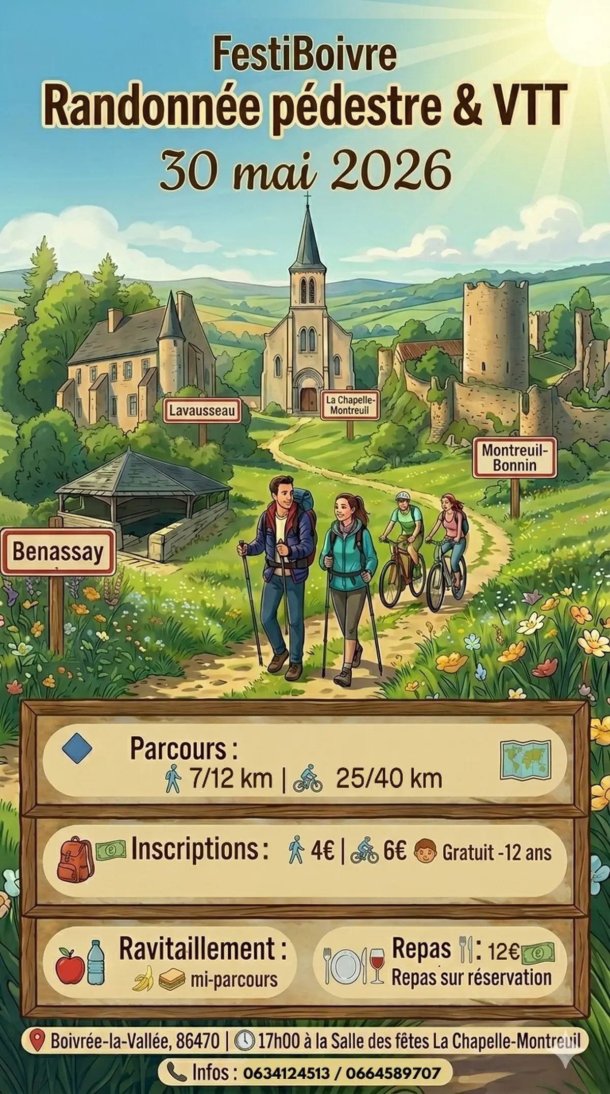 Randonnée pédestre et VTT