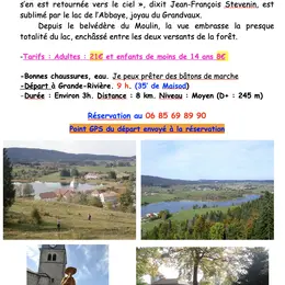 Randonnée pédestre -  le belvédère du Moulin et l'Ermitage des Frasses