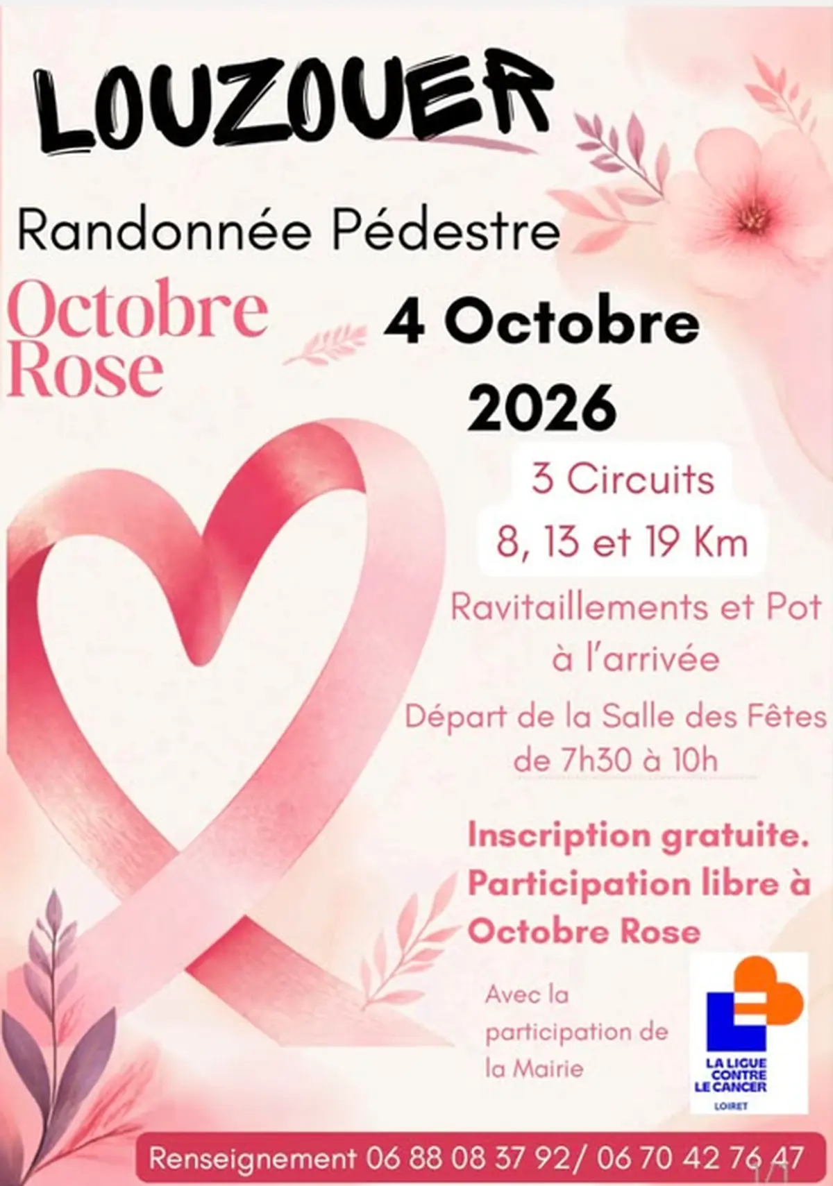 Randonnée pédestre - Octobre Rose