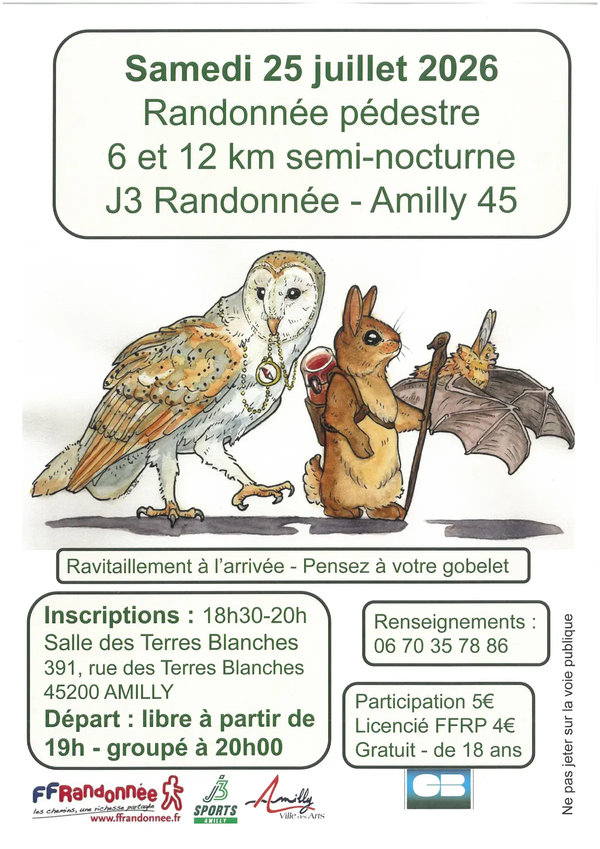 Randonnée Pédestre semi-nocturne