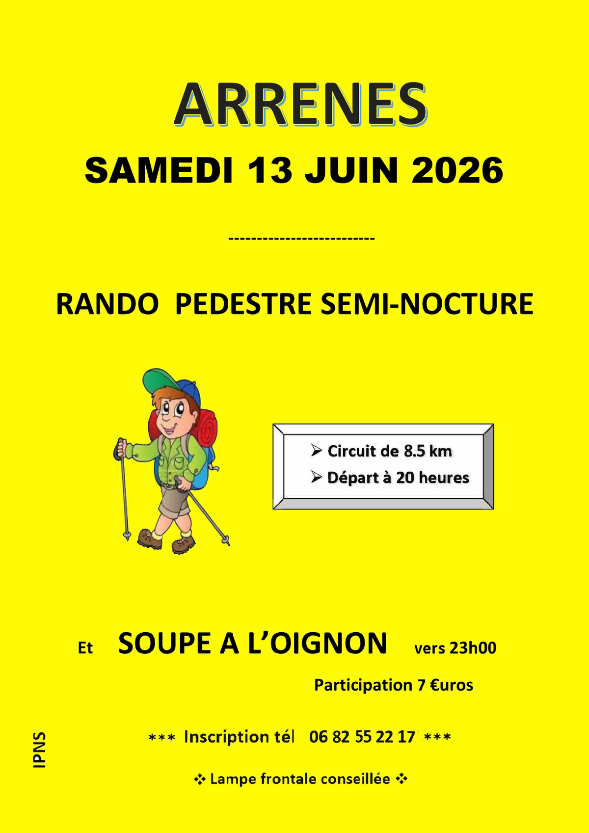 Randonnée Pédestre Semi Nocturne