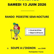 Randonnée Pédestre Semi Nocturne