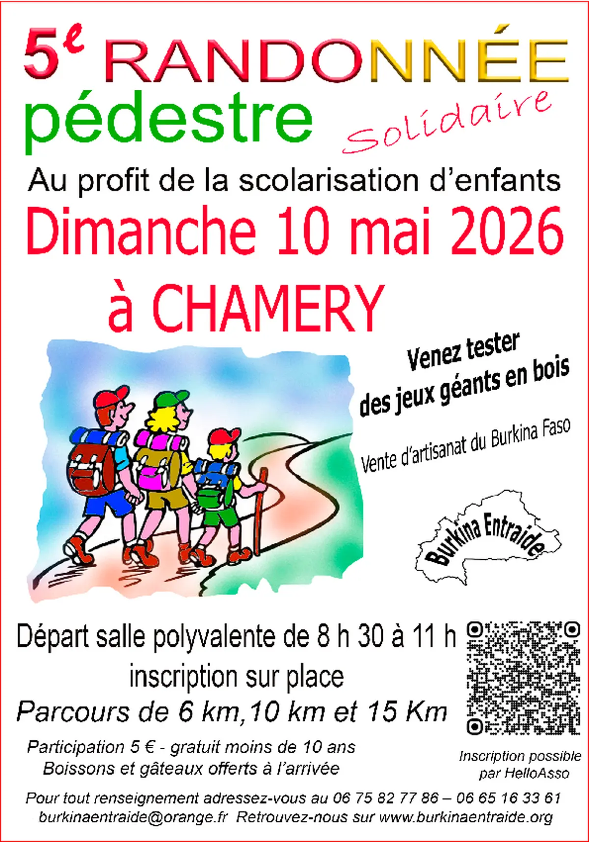 Randonnée pédestre solidaire