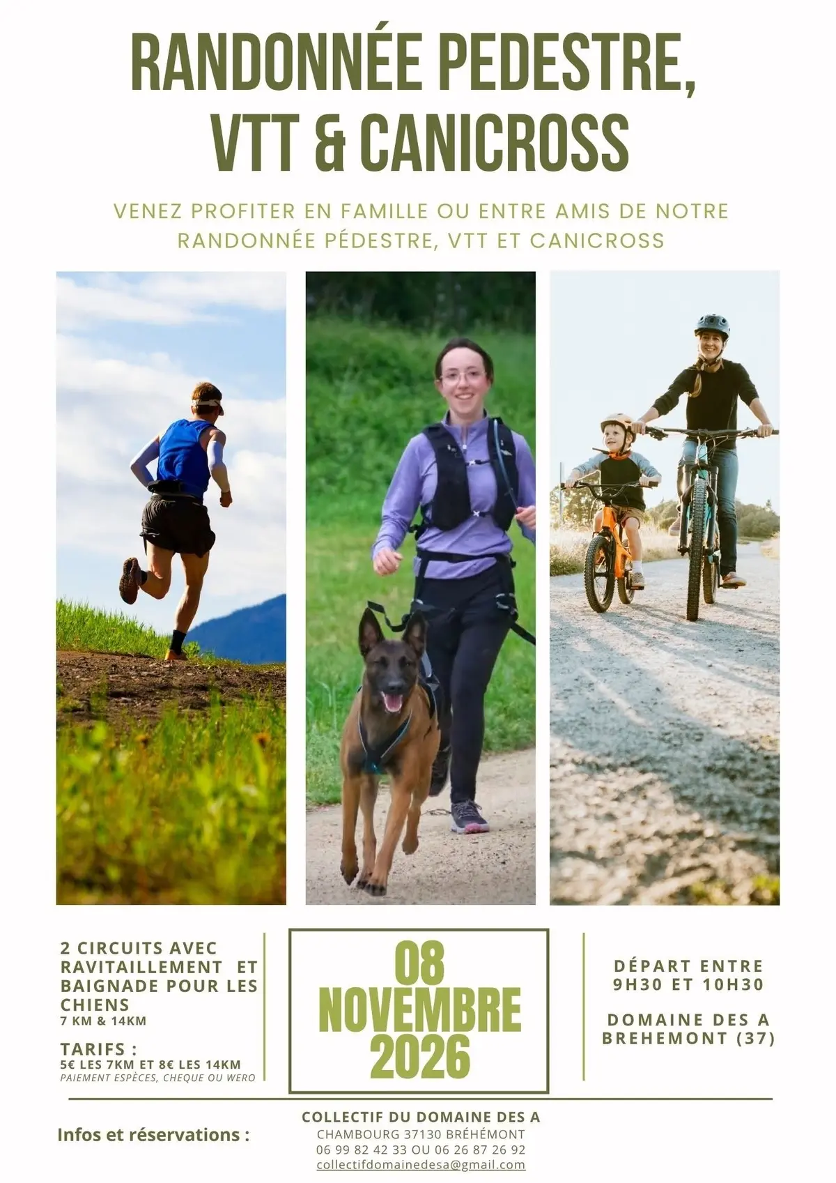 Randonnée pédestre, VTT & Canicross