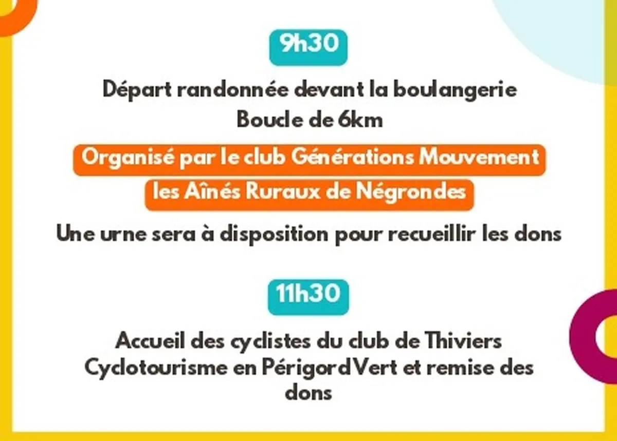 Randonnée pour le Téléthon