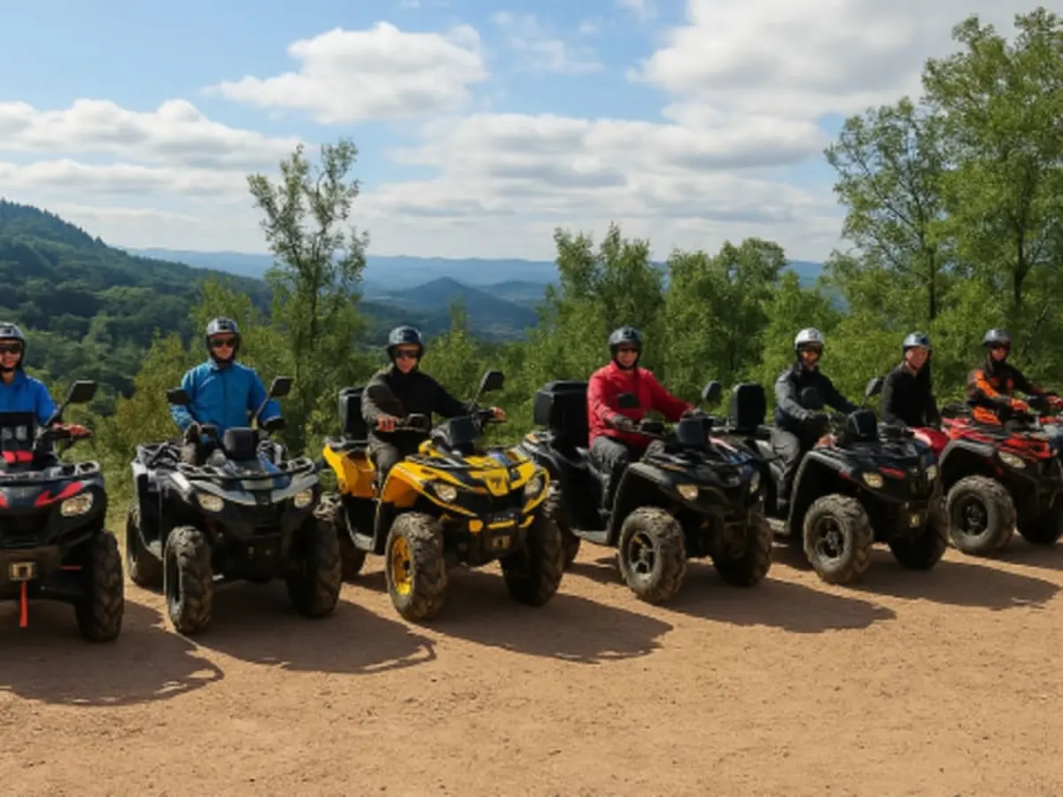Randonnée Quad à Saint-Jeures (43)