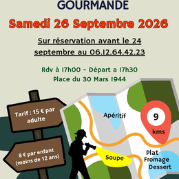 Randonnée semi nocturne gourmande